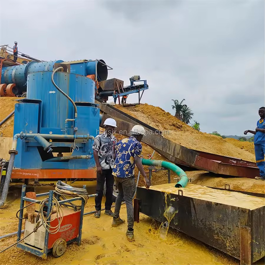 Gold Mining Equipment Centrifugal Concentrator with Bearing Core Components Energy Saving 2-3t/h Capacity