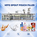 HFFS Doypack Spout Pouch Liquid Filling Machine for Mayonaise Ketchup Tomato Paste Fill Seal Sachet Filling