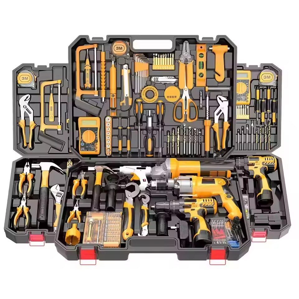 Cordless Hardware Electrical Power Kit Herramientas Drill Machine Set Other Hand Wrench Set Tools Kit Tool Sets