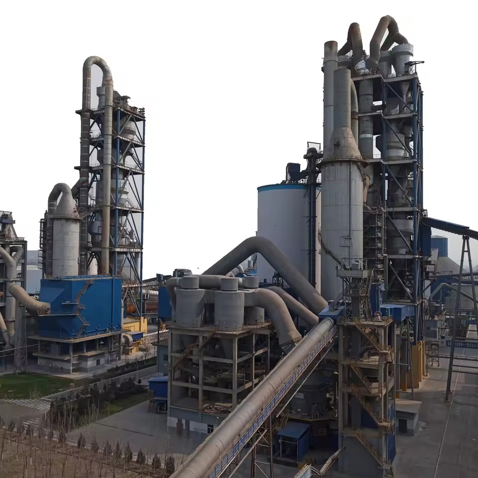 Energy Saving Cement Plant Equipment Cement Making Line Construction