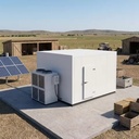 Solar Powered Walk-in Cold Room High-Efficiency Scroll Compressor Automatic Gear Drive Energy Saving Grid Refrigeration Storage