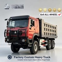 Directly Supplies Hongqi Haowo 371HP LHD 6x6 diesel New Heavy-duty Truck for Off-road Dump Truck Application