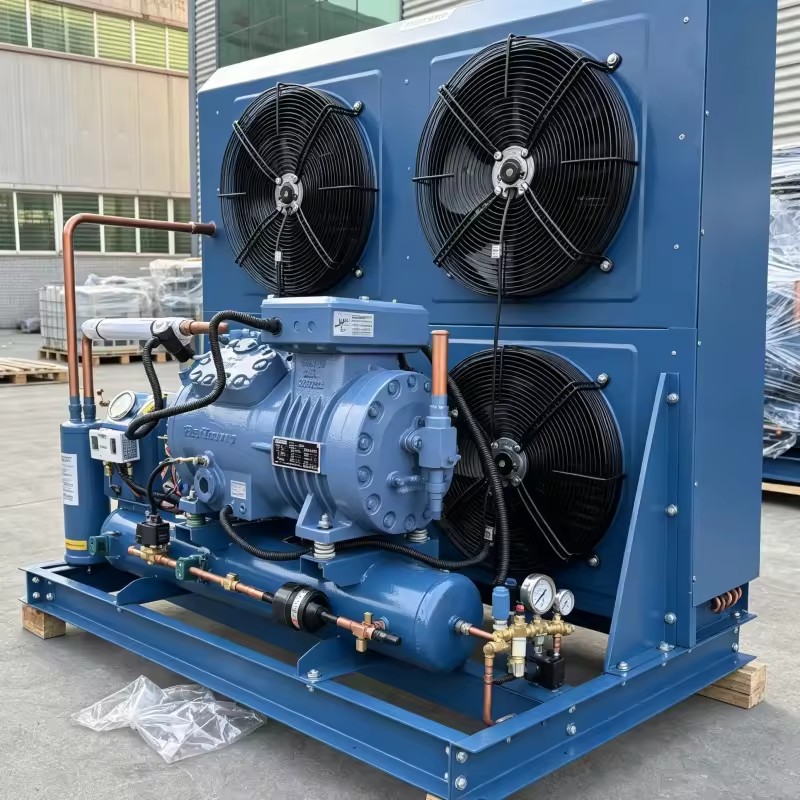 Customizable Energy Saving Automatic Air-Cooled Refrigeration Condensing Unit for Room Cold Storage