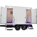 Customized Design Vip Trailer Toilet Price Potable Toilets and Shower on Trailer Toilet Trailer with Hand Wash Station