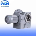 K Series Helical Bevel Gear Reducer High Torque Industrial Gearbox 20:1 Ratio Horizontal Mounting Solid Shaft for Heavy Duty