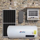 Solar Powered Household Heater Energy Saving Technology for Bath Use for Hotels Garages RVs Outdoor Use and Other Applications