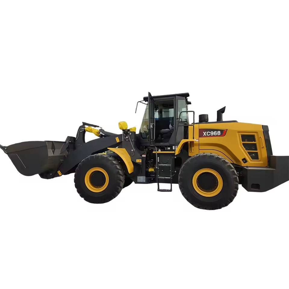 New Charger 6 Ton 3.5cbm Wheel Loader XC968 Front End Loader LW600KN Charger with Grapples Desert Tire for Sale