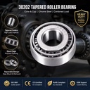 30202 Tapered Roller 15x35x11.75mm P5 GCr15 Steel High Precision Motorcycle Drive Shaft Agricultural Machinery