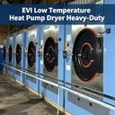 Hotel Linen Laundry Heat Pump Heavy Duty Industrial Garment Tumble Dryer Low Running Cost Eco Friendly Fabric Drying Equipment