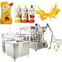 8 Nozzles PLC Controlled Gear Drive Automatic Rotary Spout Pouch Capping Machine for Tomato Sauce Yogurt Juice Pure Water Gel