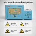 Benchtop Gold Smelter Portable Mini Induction Melting Furnace Electric Heating Digital Control Jewelry Casting Machine 220V