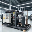Screw Type Refrigeration Unit Energy Saving Screw Compressor Condensing Unit for Food Processing Cold Room