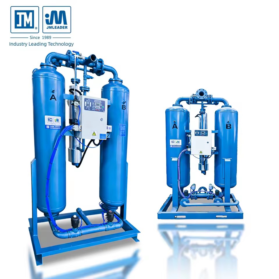 1.6Nm/min Micro Heat Regenerative Desiccant Air Dryer 7bar -40C Pressure Dew Point Commercial Dryer for Industrial Compressor