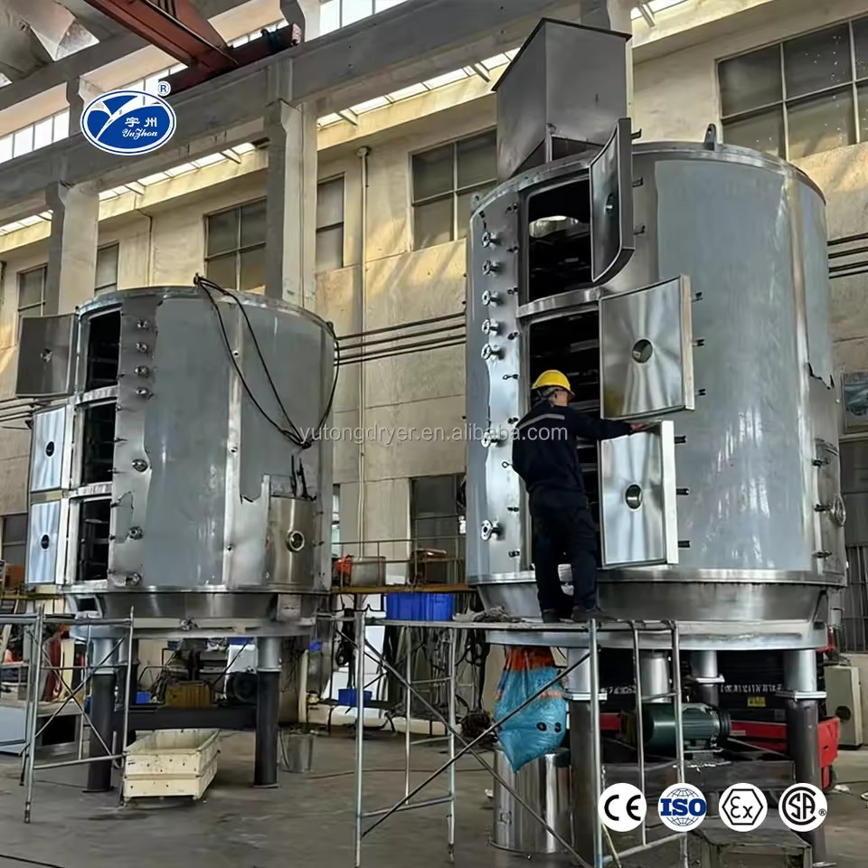 PLG Model Soda Ash Sodium Carbonate Drying Machine Continuous Disc Plate Dryer Three Element Material Disc Dryer