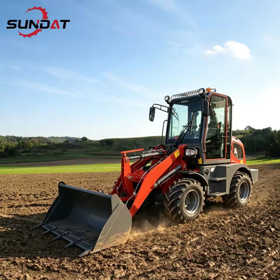 SUNDAT Telescopic Wheel Loader Machinery Test Report For Overseas Construction Farm And Small Quarry Projects