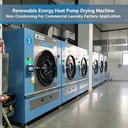 Jeans School Uniforms Bed Sheets Heat Pump Recycling Drying Equipment Eco Friendly Cost Effective for Washing Plant