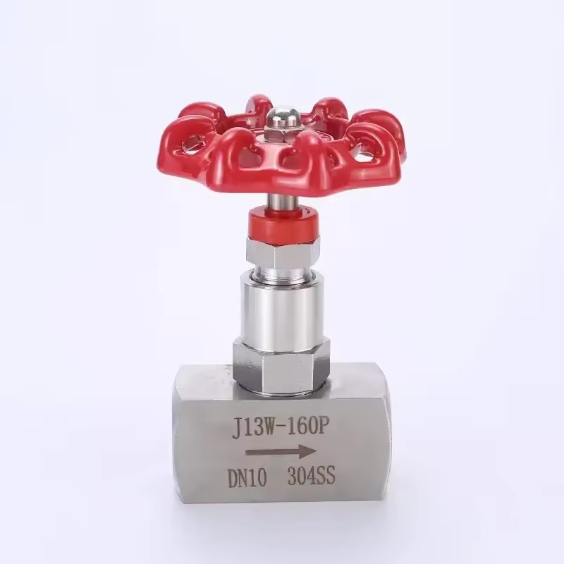 304 Stainless Steel Manual Lifting Check Valve Rubber Sealing Internal Thread High Pressure Water Shut-off J13W-160P