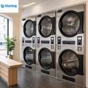 Commercial Washer Dryer Combo Machine Stacked Design for Laundry Business Equipment and Self Service Stores