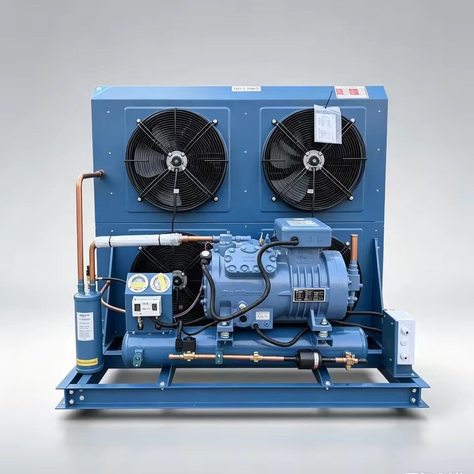 Air Cooled Condensing Unit Energy Saving Refrigeration Compressor Unit for Walk-in Cold Storage Room