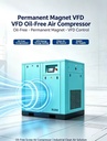 Oil Free Silent Screw Air Compressor CE Certified for Paint Spraying Use