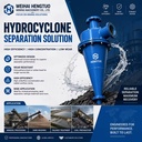 High Efficiency Mining Hydrocyclone Separator PU Rubber Lined Cyclone Equipment for Mineral Processing GoldSlurry Classification