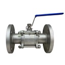 OEM Service Industrial Valves Stainless Steel 304 CF8 Flanged Type 2pcs Floating DN50 PN16 Ball Valve