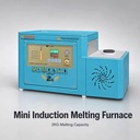 Handmade Jewelry Equipment 1kg Mini Gold Smelter Portable Induction Melting Furnace Electric Digital Control Casting