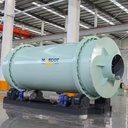 Triple Pass Dryer Three Drum Rotary Drying Machine Compact Design Energy Saving Equipment for Kaolin Clay