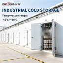 Large Cold Storage Refrigeration Warehouse Equipped with Screw-type Condensing Compressor Unit Energy-saving and Easy to Operate