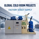 Screw Condensing Unit with Bitzer Compressor 50HP 380V for Cold Storage Frozen Meat and Industrial Cooling