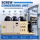 Professional Screw Refrigeration Unit Supplier for Engineering Companies Cold Storage Builders and Contractors