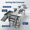 Industrial Logistics Conveyor Machinery Smooth Transmission Goods Handling Device for Express Parcel Sorting