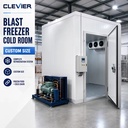 Blast Freezer Cold Room Custom Size for Frozen Food Production and Cold Chain Refrigeration Project