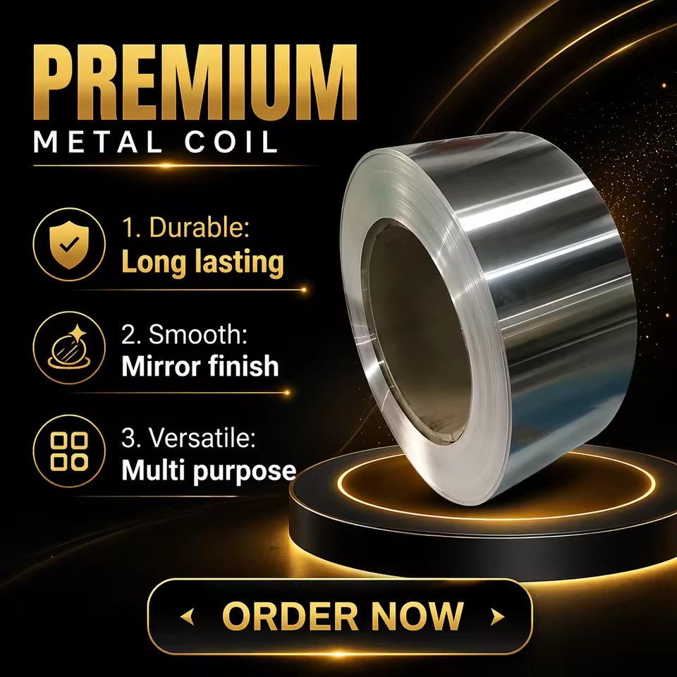304 Stainless Coil 2B Finish 0.3-3.0mm Thickness 1000-2000mm Width CE Certified ASTM Standard Factory Direct Sichuan Cutting