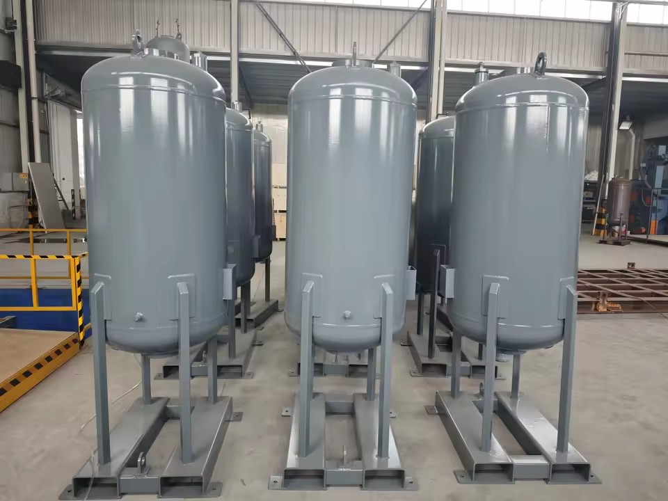 Vertical Pressure Vessel (ASME Standard) Stainless Steel 2MPa Design Pressure Underground Storage Tank for Industrial Gas Steam