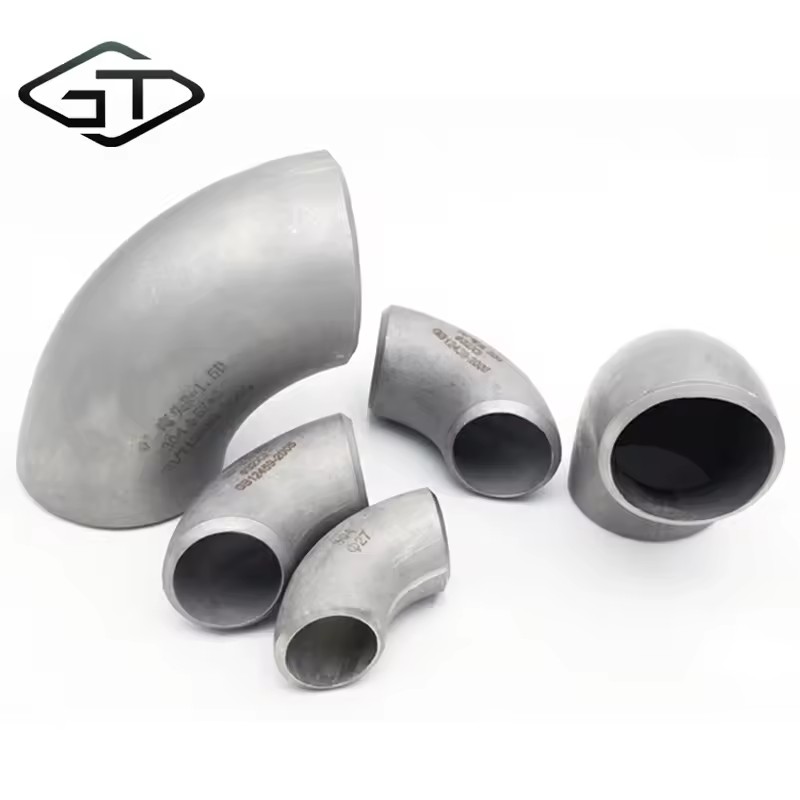 2 Inch Stainless Steel Seamless Long Radius Elbow 304 45 90 Degree Angle 20 40 50 63 PN6 PN10 Equal Welded Elbow Ss304 316 904l
