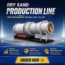 Heavy Duty Three Pass Rotary Dryer for Silica Sand Processing Gear Driven Energy Saving Drying Machine Factory Price ISO