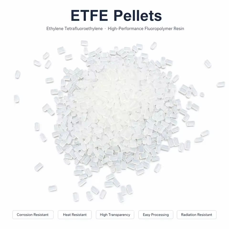 Extruded Virgin ETFE Resin Pellets (Extrusion Grade) for Wire Cable Electronic/Electrical Architecture Agriculture Industries