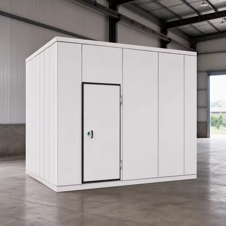 HCFC Custom Small Refrigeration Room with Solar Panel and Soundproof Panels for Meat & Seafood Storage Competitive Price
