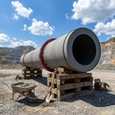 New HK Heavy Industry HK-15TPD Energy-Saving Rotary Kiln for Limestone Dolomite Calcining 90000W 380V High Thermal Efficiency