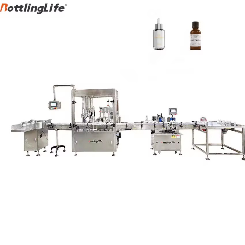 10ml Chubby Gorrila CBD Oil Beverage Filling Machine Automatic Servo Motor Control High Accuracy Filling Capping Machine
