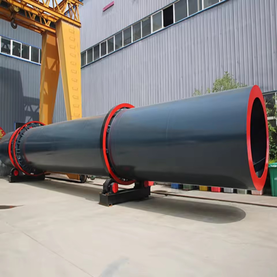 High Efficiency Rotary Drum Dryer Production Line for Silica Sand Quartz Sand Drying Single Cylinder Dryer Machine