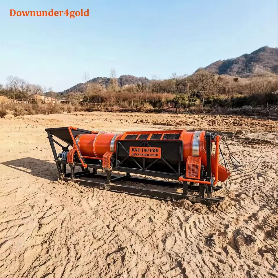 Energy Saving Portable Gold Trommel Screen Large-scale Gold Wash Plant with Multi-Stage Screening for River & Stream Mining