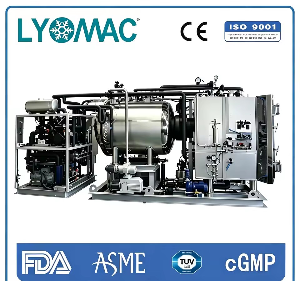 LYOPRO-30.0- Industrial Scale Vacuum Freeze Dryer Lyophilization Equipment for Continuous Production