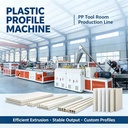 Thickened Material PVC Garden Tool Shed Profile Extruder Movable Prefab House Extrusion Equipment