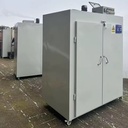 Stainless Steel Low Maintenance Continuous Conveyor Oven Balanced Air Recirculation Self Operating Electric Heating Industrial