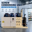 High Efficiency Screw Refrigeration Equipment for Central Cooling System Cold Room and Warehouse Projects