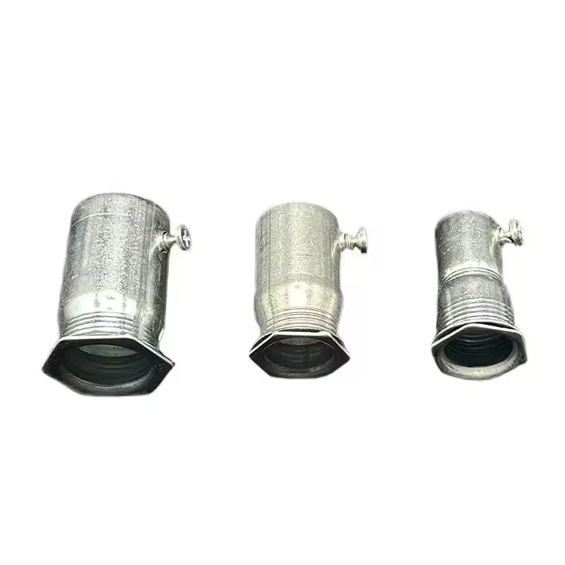 Complete Specifications Galvanized Steel Set Screw EMT Conduit Connector for Electrical Conduit Installation