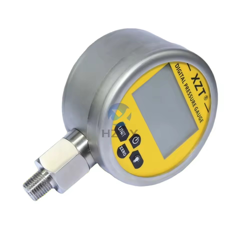 XY XZD80 400BAR Multifunctional Industrial Pressure Gauge BSP1/4 Thread Digital Display Pressure Gauge