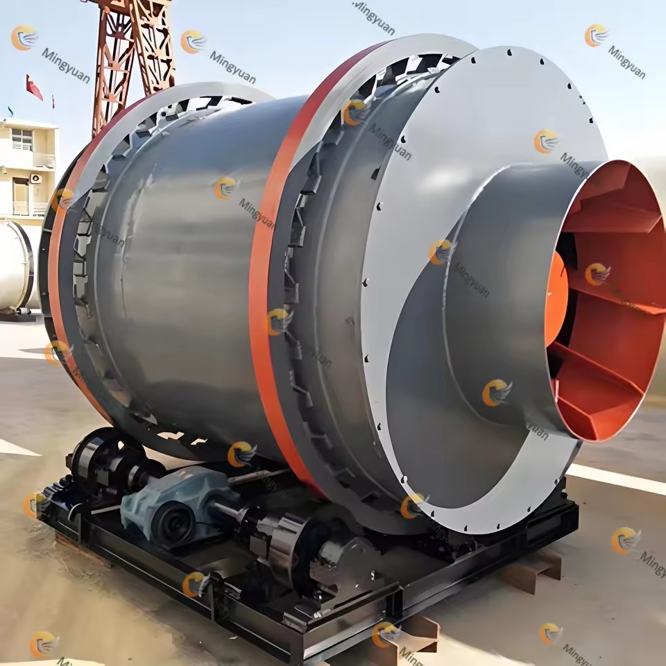 Best Quality Stainless Steel Three Drum Rotary Dryer for Silica Sand Slurry Sludge Sawdust Drying Mining Machine with Engine